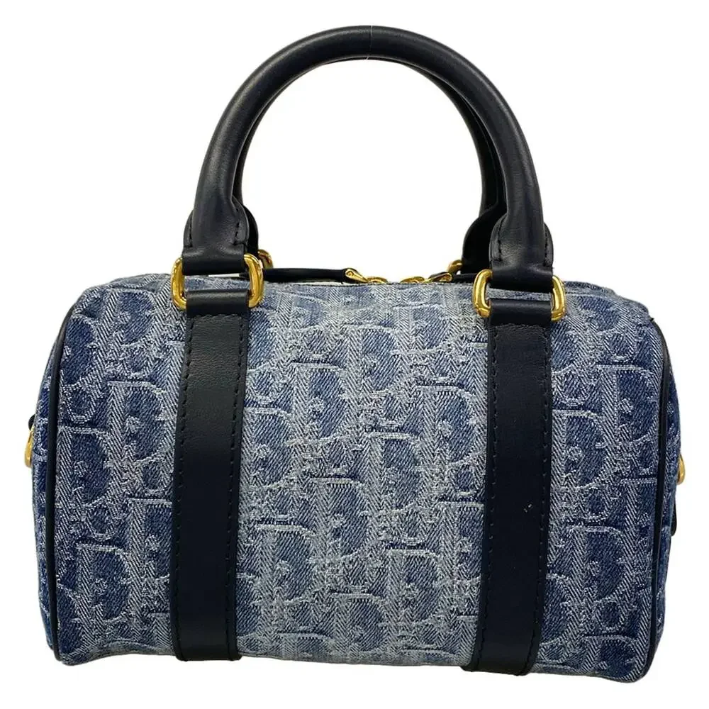 Christian Dior Groove 20 Bag Small Handbag M1364UDCE49EU Cream Dark Navy